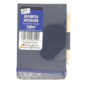 police style mini reporters notebook with pencil and elastic strap