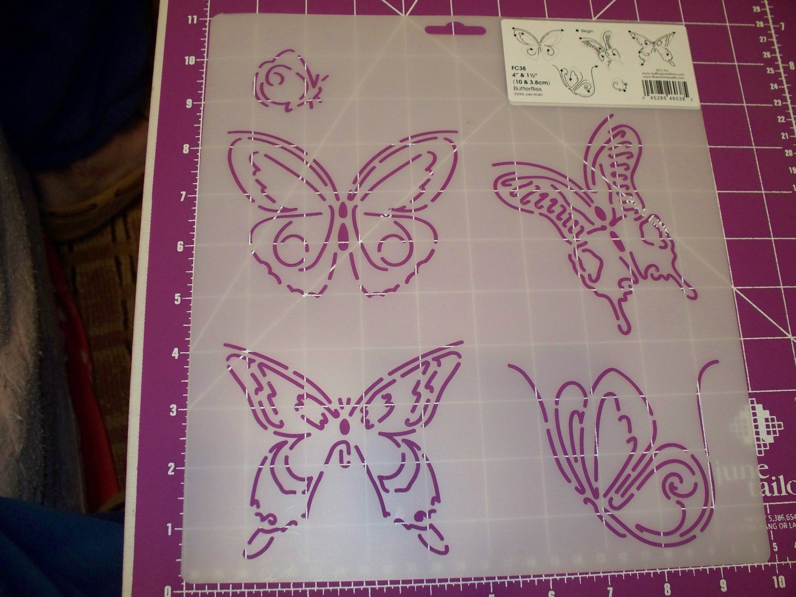 4" & 1.5" Butterflies Quilting Spencil