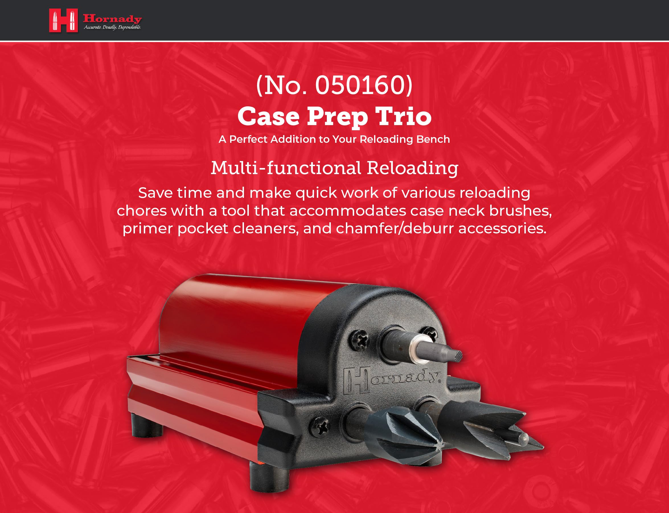 Hornady 050160 Lock-N-Load Case Prep Trio