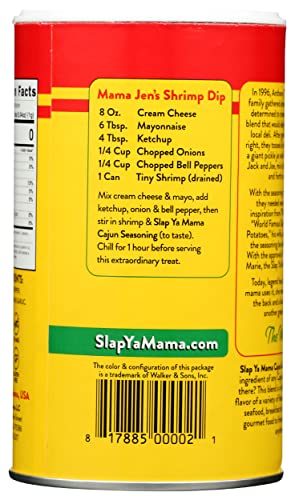 Walker & Sons Slap Ya Mama, Cajun Seasoning, 8 Oz Can