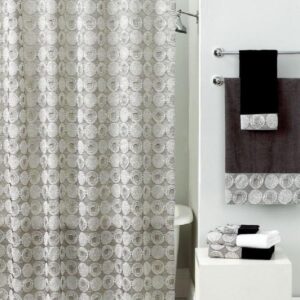 Avanti Linens Soft Galaxy Collection, Shower Curtain, Multicolor