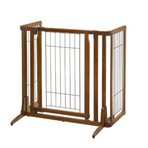 Richell Premium Plus Freestanding Pet Gate with Door