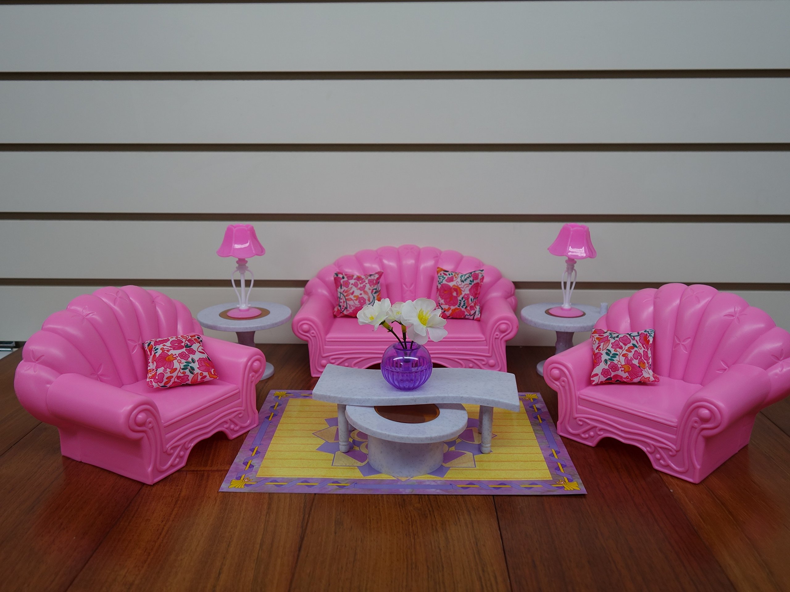 Gloria Dollhouse Furniture Living Room Playset