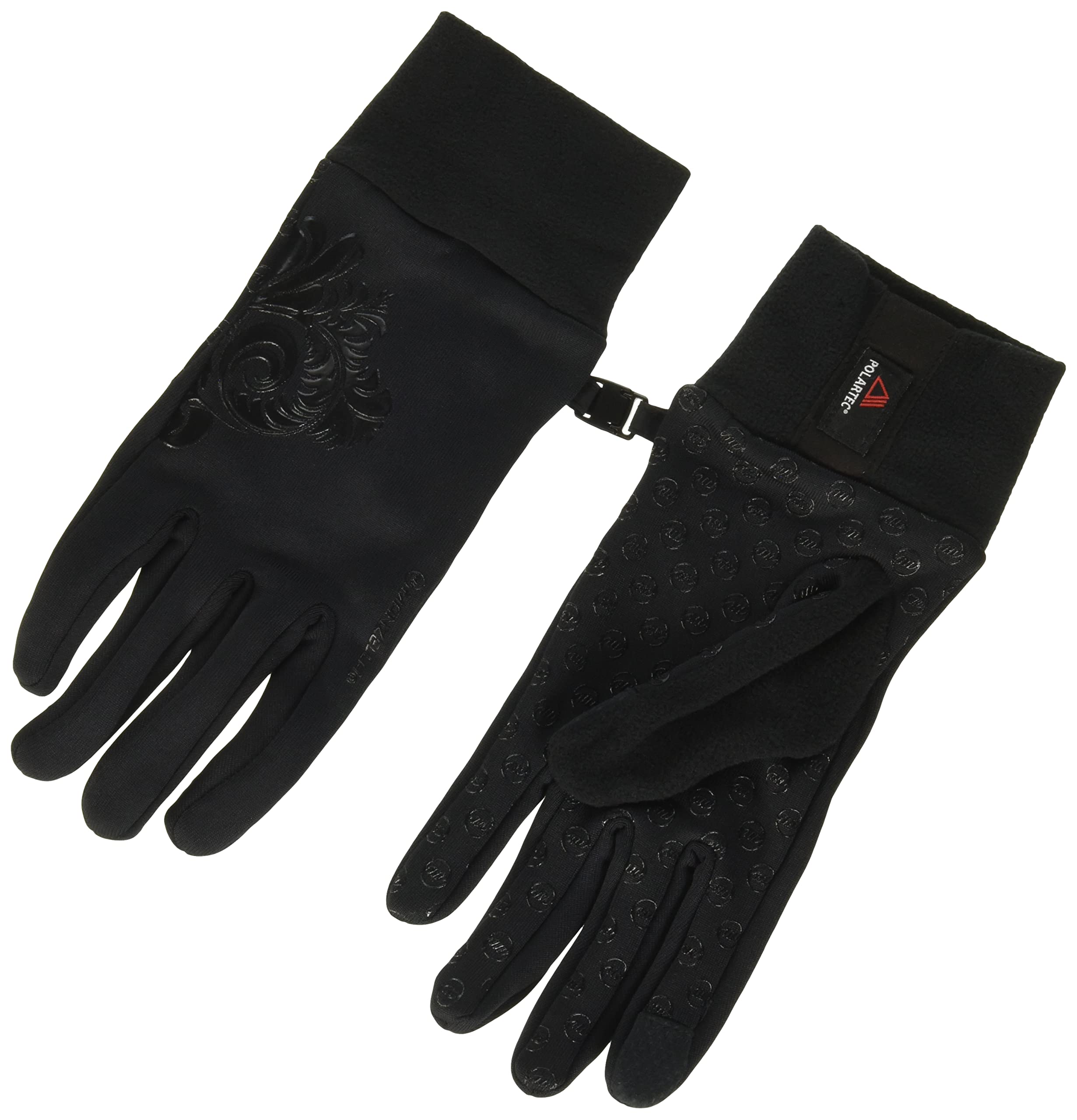 Manzella Power Stretch Touch Tip Glove, Black, Medium/Large