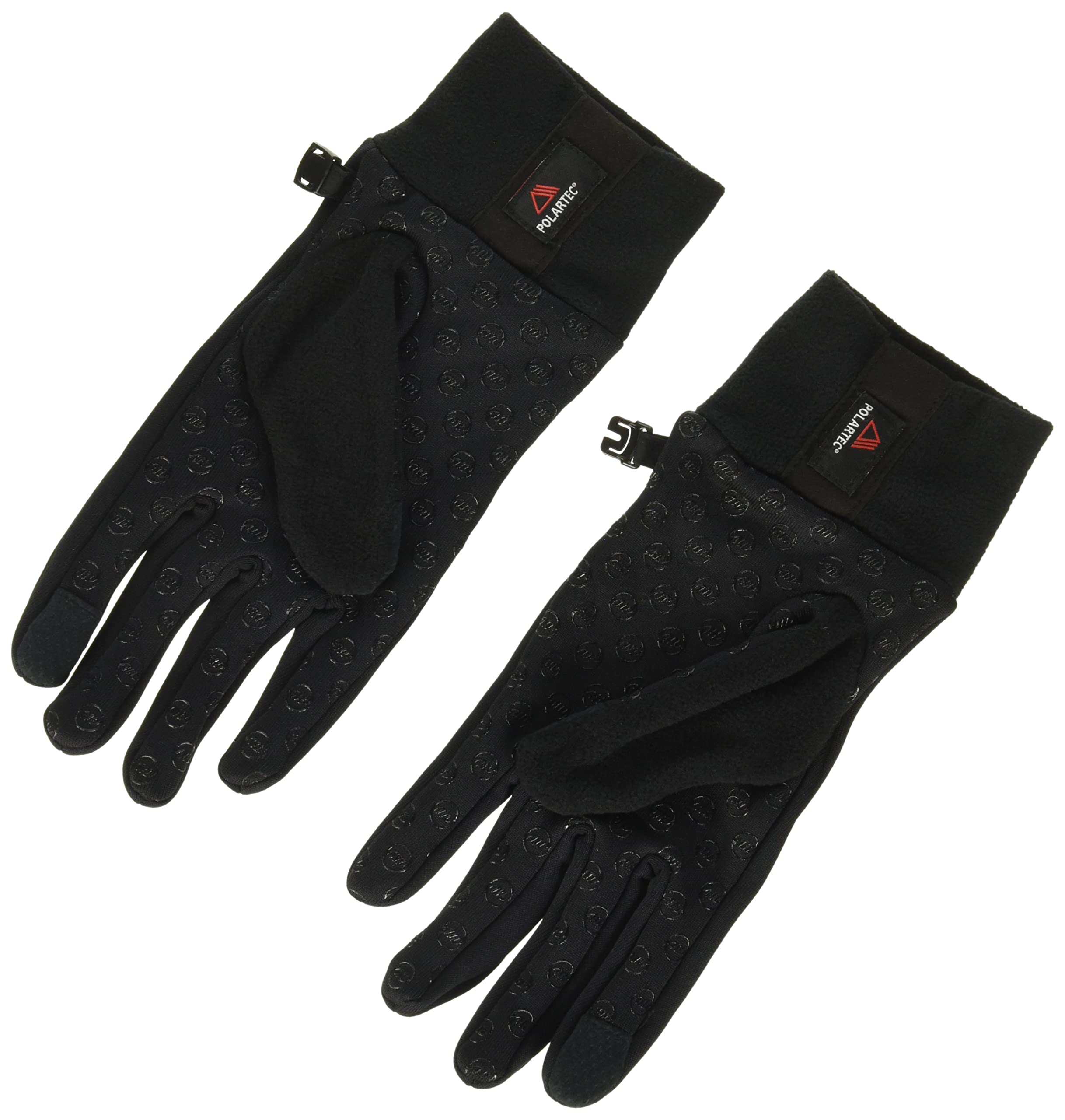 Manzella Power Stretch Touch Tip Glove, Black, Medium/Large