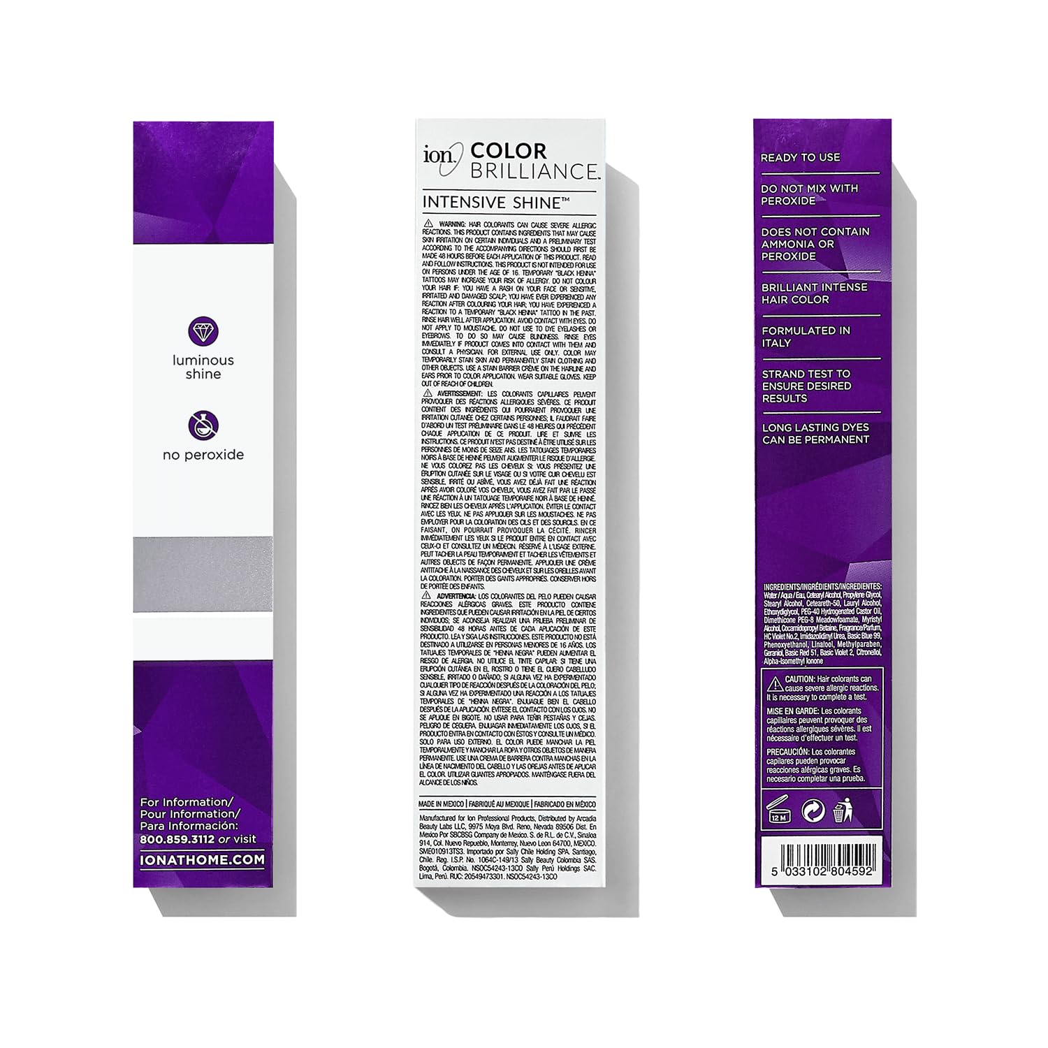 Ion Purple Semi Permanent Hair Color Purple