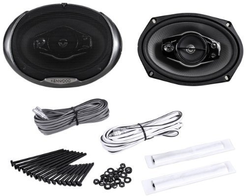 Kenwood KFC-6994PS 6”x9” 500 Watt 5-Way Car Audio Coaxial Speakers 6x9 With Grilles