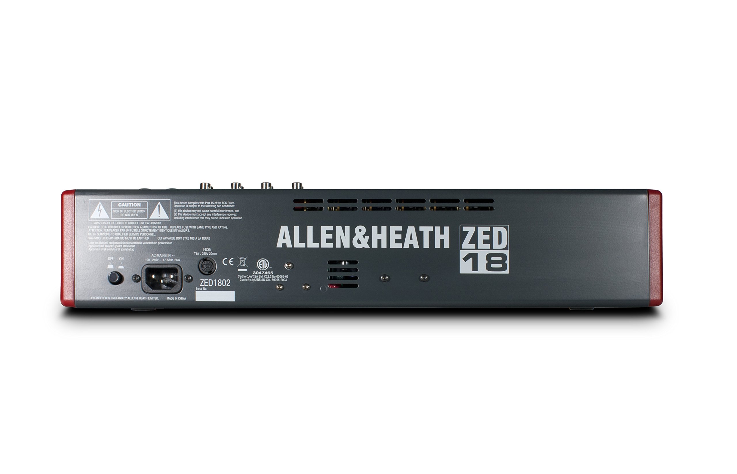 Allen & Heath ZED-18 - 18-Channel Touring Quality Mixer with USB I/O (AH-ZED-18)