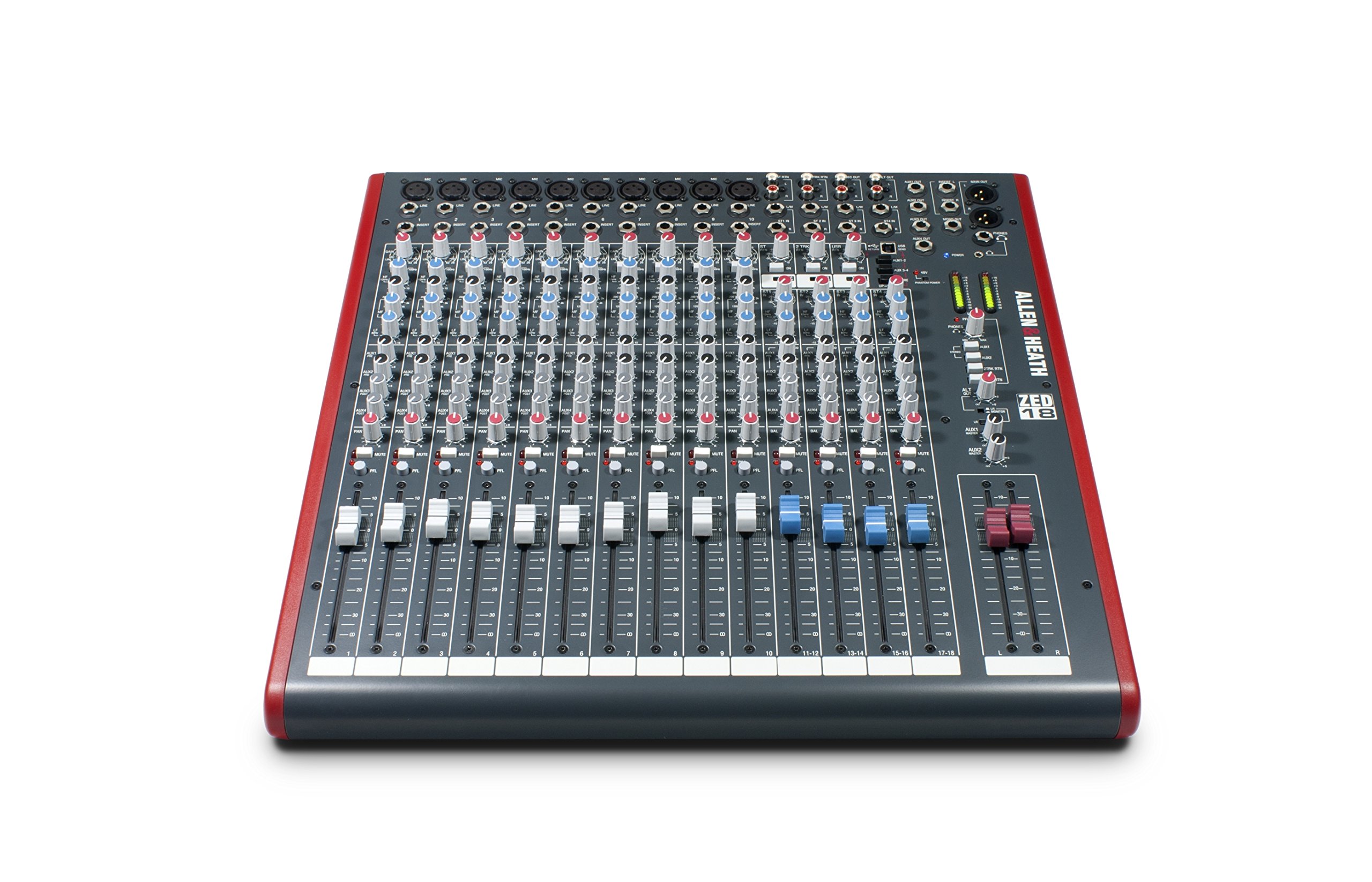 Allen & Heath ZED-18 - 18-Channel Touring Quality Mixer with USB I/O (AH-ZED-18)