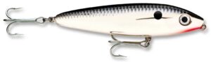 rapala saltwater skitter walk 11 fishing lure, 4.375-inch, chrome