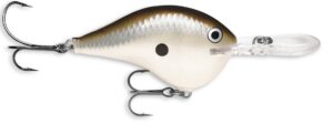 rapala dives-to 06 fishing lure, 2-inch, pearl grey shiner