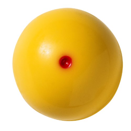 Total Control Golf Ball-Box of 6 ( Yellow with Red Dot, 48-Grams)