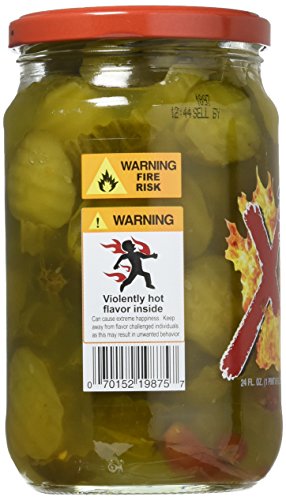 Best Maid Xtreme Hot Pickle Bitez 24oz Jar (Pack of 2)