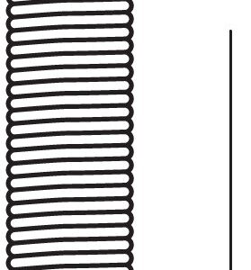 Prime-Line SP 9628 Extension Spring, Spring Steel Construction, Nickel-Plated Finish, 0.105 GA x 1-1/16 In. x 7 In., Single Loop Open (Single Pack)