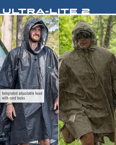 FROGG TOGGS Ultra-Lite2 Reusable Waterproof Breathable Poncho