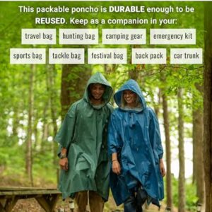 FROGG TOGGS Ultra-Lite2 Reusable Waterproof Breathable Poncho