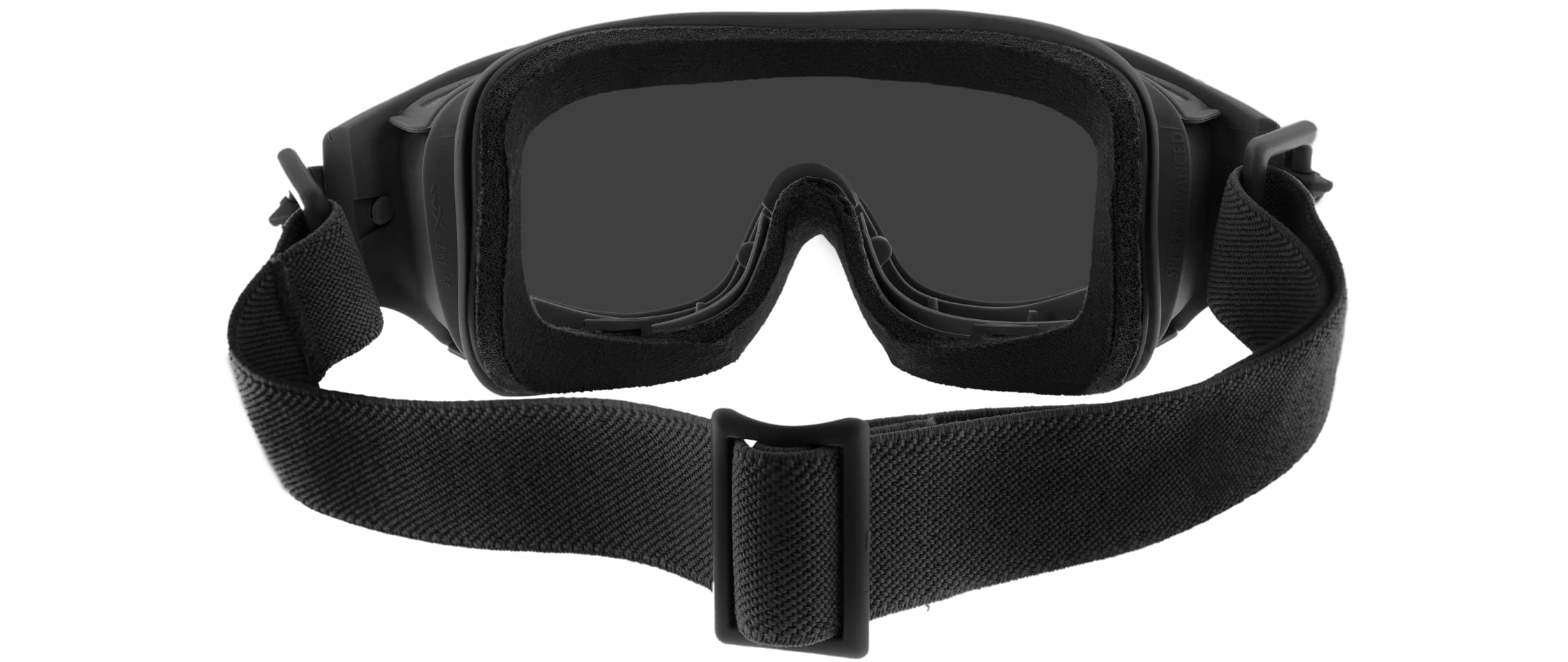 Wiley X Spear Goggle Sunglasses, ANSI Z87 Safety Ballistic Rated Goggles for Men and Women, UV Eye Protection for Shooting and Tactical, Matte Black Frame, Smoke Grey and Clear Changeable Lenses