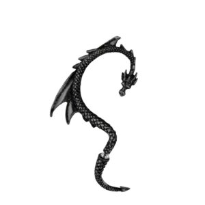 the black dragon's lure earring by alchemy gothic