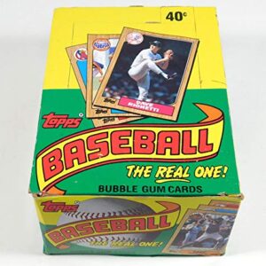 Topps 1987 Baseball Wax Pack Trading Card Box (36 Packs) Possible Rookie Cards Including Barry Bonds, Rafael Palmeiro and Barry Larkin