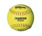 wilson wta9011bsst (case) 3 dozen nfhs polycore yellow high school softball