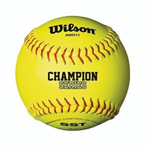 Wilson WTA9011BSST (case) 3 dozen NFHS Polycore Yellow High School Softball