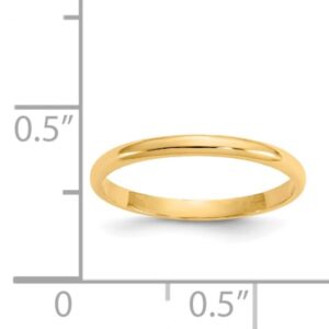 IceCarats 14K Yellow Gold Ring Size 3