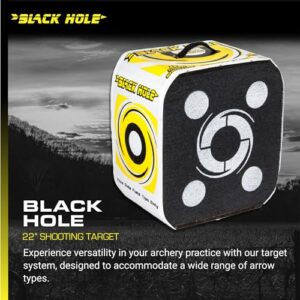 S4 Field Logic Black Hole 22 - 4 Sided Archery Target,yellow