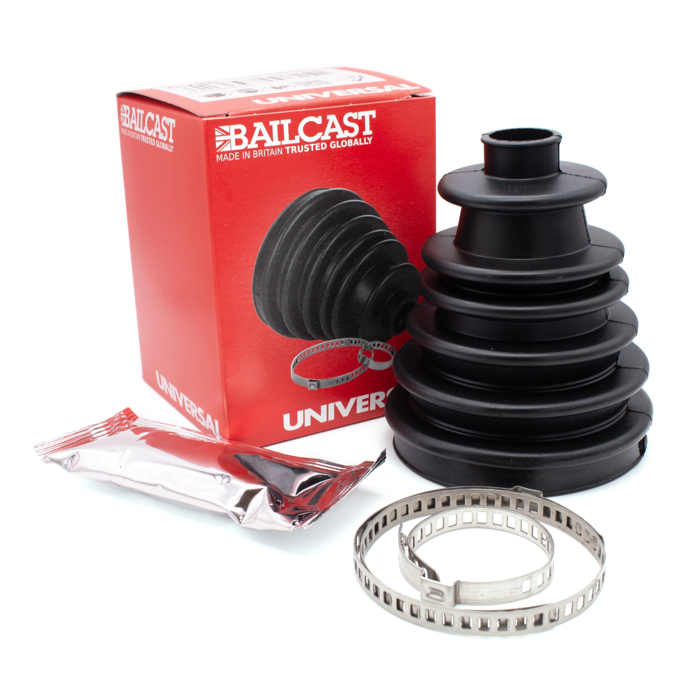 Bailcast Cvs Universal Split Constant Velocity Joint Gaiter Boot Replacement Kit Black