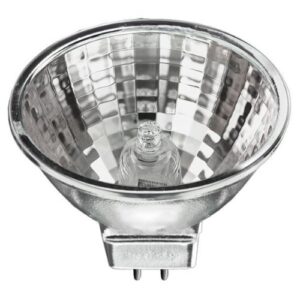 ge 20859 - 35 watt halogen light bulb - mr16 - constantcolor precise - fmw flood - glass face - 5,000 life hours - 12 volt