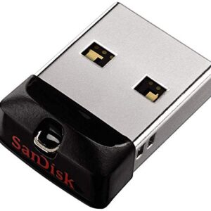 SanDisk Cruzer Fit CZ33 32GB USB 2.0 Low-Profile Flash Drive- SDCZ33-032G-B35