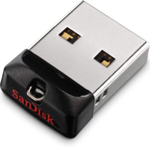 SanDisk Cruzer Fit CZ33 32GB USB 2.0 Low-Profile Flash Drive- SDCZ33-032G-B35