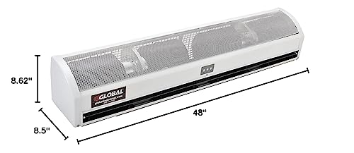 Global Industrial 48" W Air Curtain with Remote Control