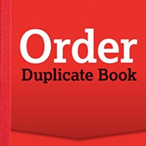 Silvine Duplicate Order Book - Numbered 1-100 with Index Sheet (210 x 127mm)