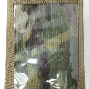 Rainbow of California Military Camouflage Trifold ID Wallet. Outside & Inside ID Hook n Loop. USA Made (Multi-Cam)