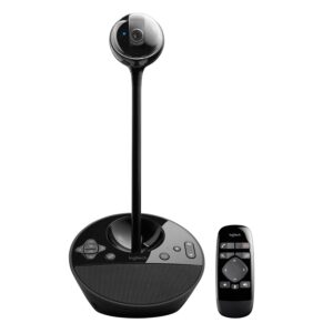 logitech bcc950 desktop video conferencing solution, full hd 1080p b23 video calling, hi-definition webcam, speakerphone with noise-reducing mic, for skype, webex, zoom pc/mac/laptop/macbook - black