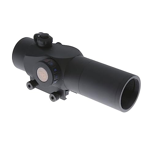 TRUGLO Triton 30mm 3-MOA Hunting Durable Lightweight Waterproof Fogproof Shock Resistant Adjustable Tri-Color Dot Sight | Flip-Up Lens Caps, Sunshade, Integrated rail mount & Battery Included