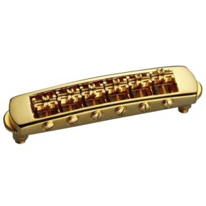 schaller electric guitar roller bridge (453/gold)