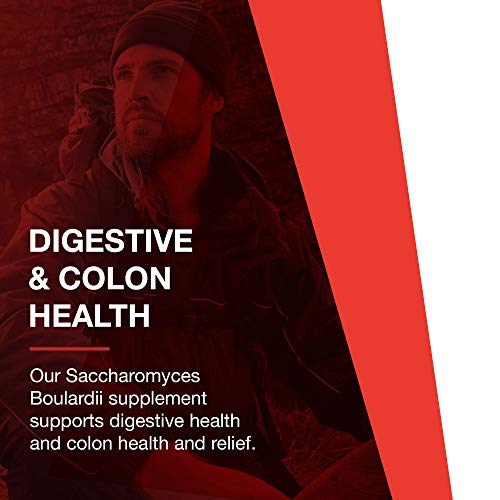 Protocol Saccharomyces Boulardii - 10 Billion CFU - Probiotic Supplement - Supports Gut Health & Digestive Health* - Relieves Occasional Diarrhea* - Halal & Kosher - 60 Veg Caps