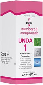 unda 1 numbered compounds | homeopathic preparation | 0.7 fl. oz.