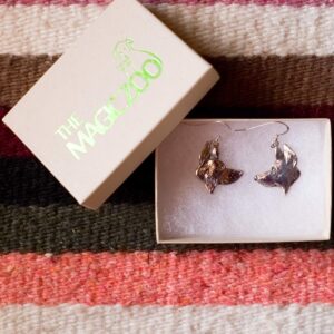 Sterling Silver German Shepherd Dog Earrings by The Magic Zoo