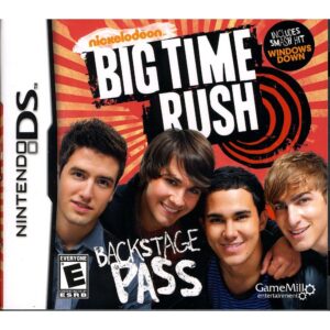 big time rush: backstage pass - nintendo ds