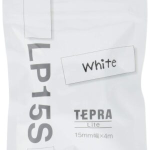 King Jim Tepra LP15S Lite Tape, White