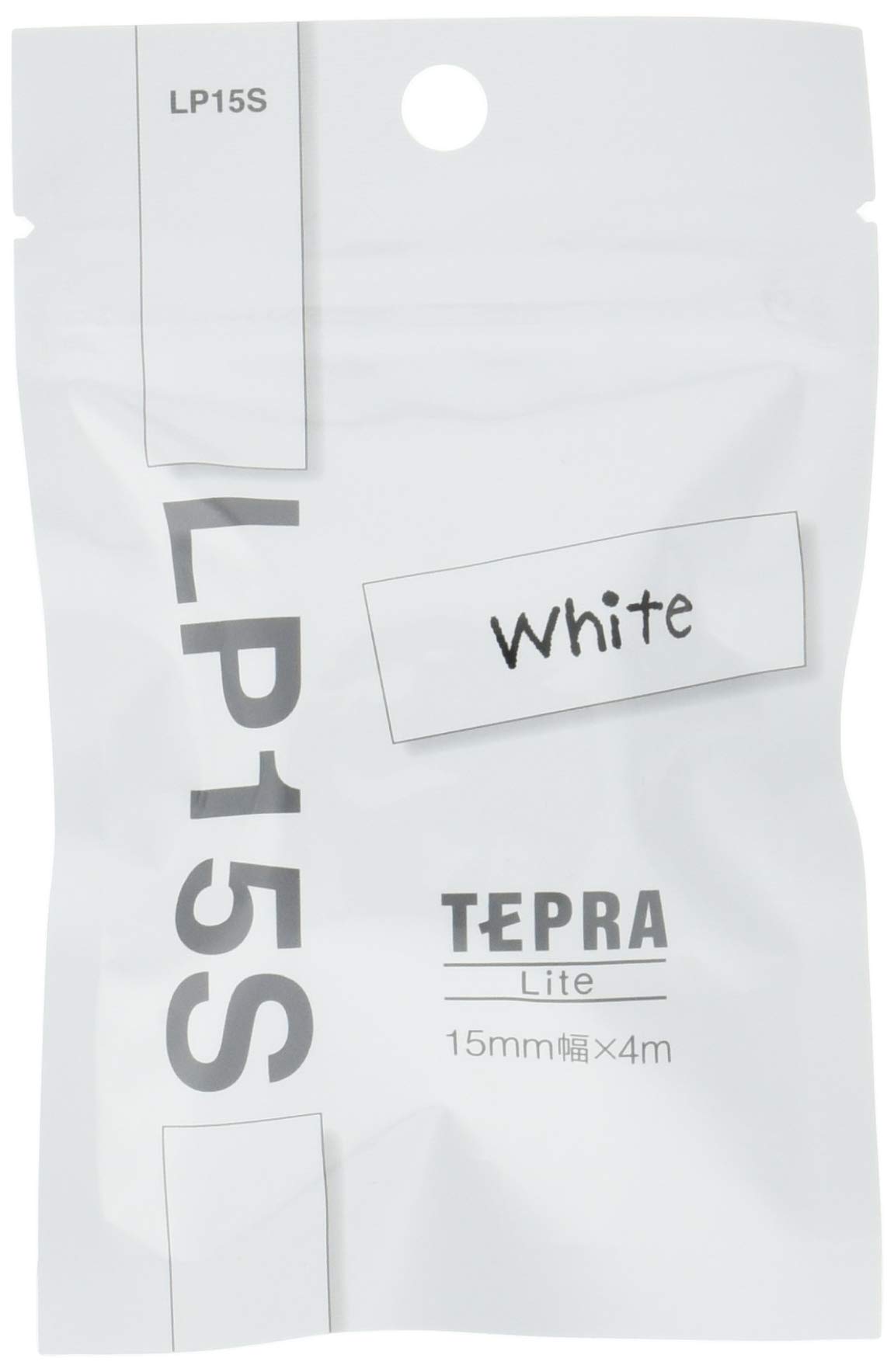 King Jim Tepra LP15S Lite Tape, White