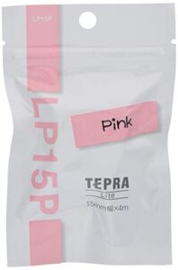 king jim tepra lp15p lite tape, pink