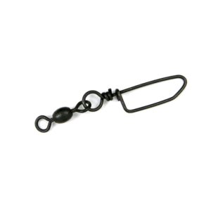 billfisher stainless snap swivels | black oxidized finish | durable stainless construction | fishing accessories