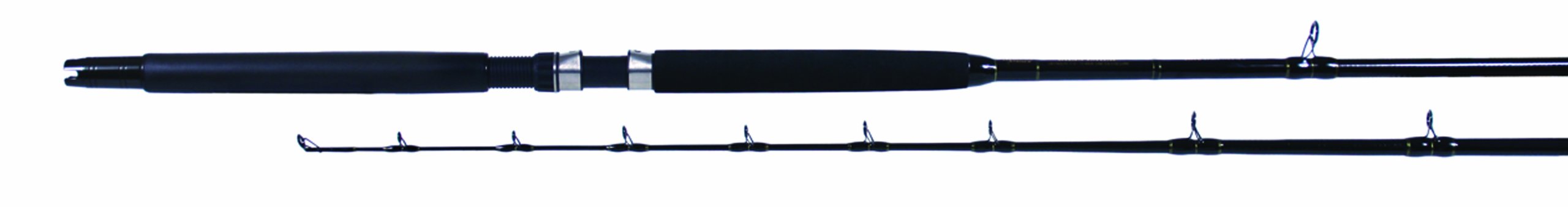 Billfisher 7-Foot Live Bait Conventional Rod with Gimbal, 15-30-Pound, Black