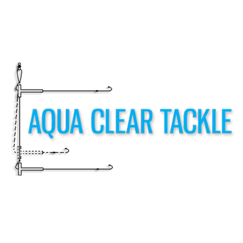 Aqua Clear FW-4HWSCombination Bottom Rig Squid, Light Pink Finish with White Beads