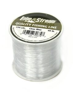 eagle claw 09010-080 lake & stream economy mono line, 80-pound, 60-yards, clear