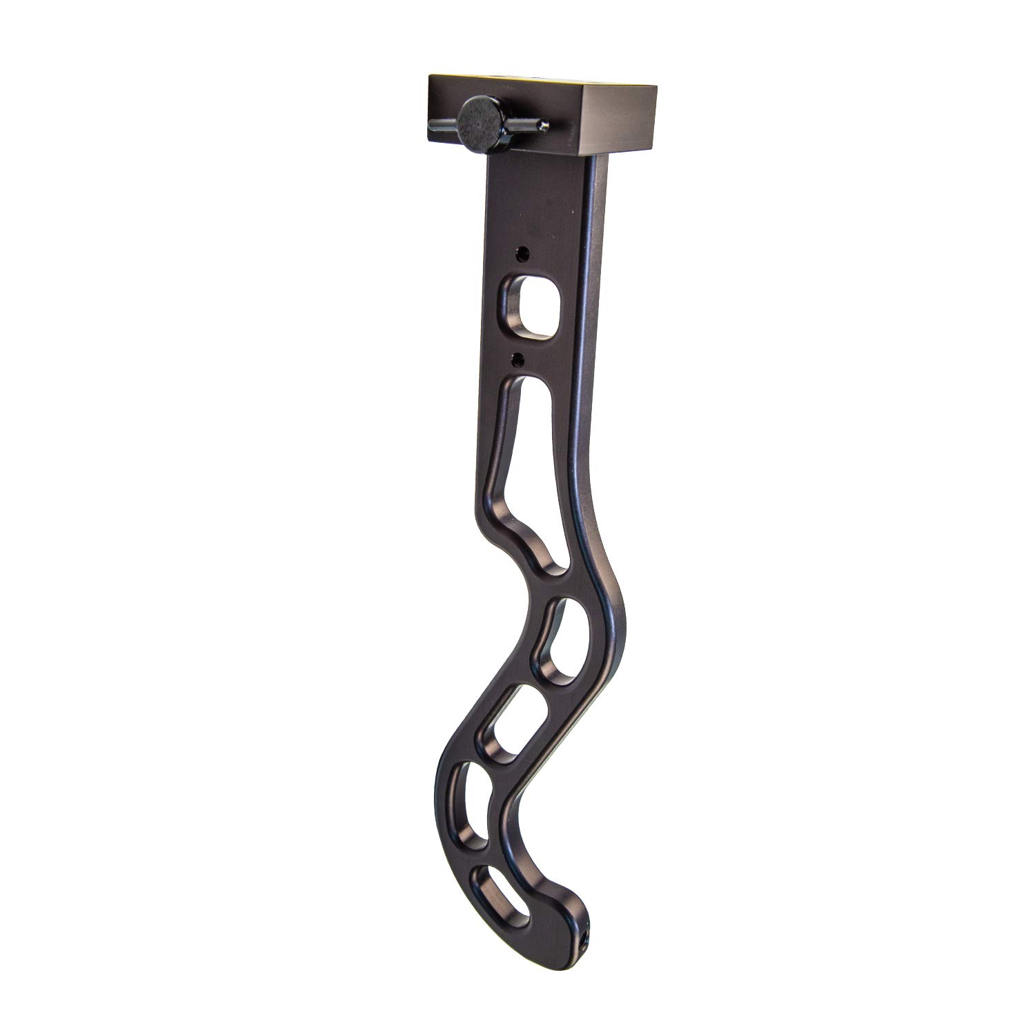 AMS Bowfishing Sleek-X Machined Crossbow Mount - Black Anodized Aluminum