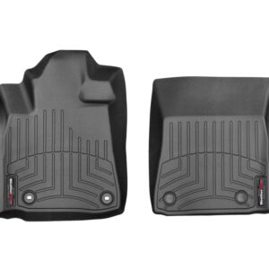 WeatherTech Custom Fit FloorLiners for Toyota Tundra, Sequoia - 1st Row (444081), Black